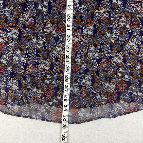 cAbi Women’s Tunic Blouse Double Layer Multicolor Abstract Size M Fall Style - Picture 7 of 12